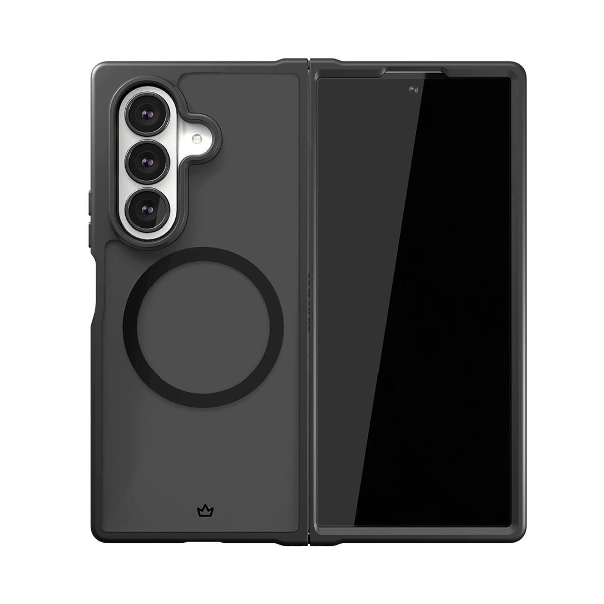 Чехол-накладка VLP Moon Сase MagSafe для Samsung Galaxy Z Fold 7 (Цвет: Clear)