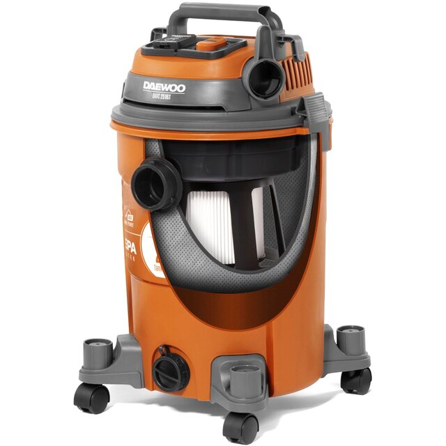 Строительный пылесос Daewoo DAVC 2516S (Цвет: Orange)