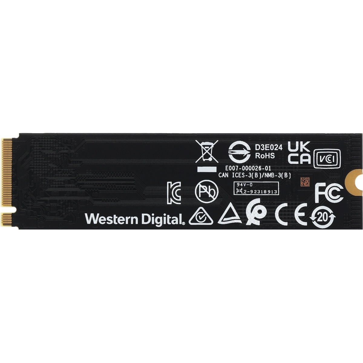 Накопитель SSD WD S PCIe 4.0 x4 1TB WDS100T3B0E