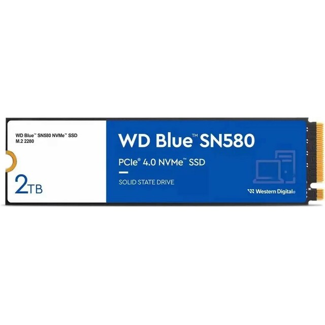 Накопитель SSD WD S PCIe 3.0 x4 2TB WDS200T3B0E 