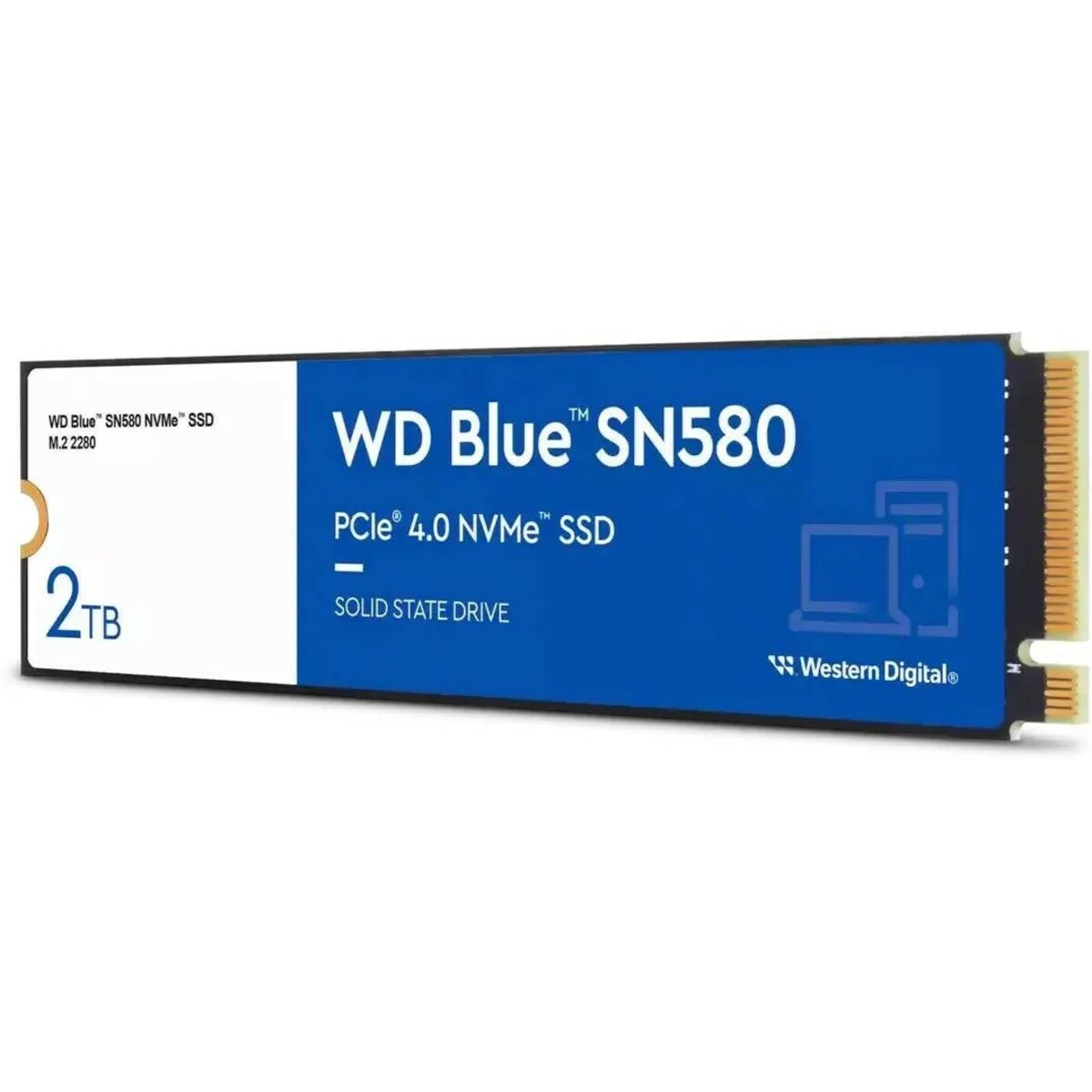 Накопитель SSD WD S PCIe 3.0 x4 2TB WDS200T3B0E 