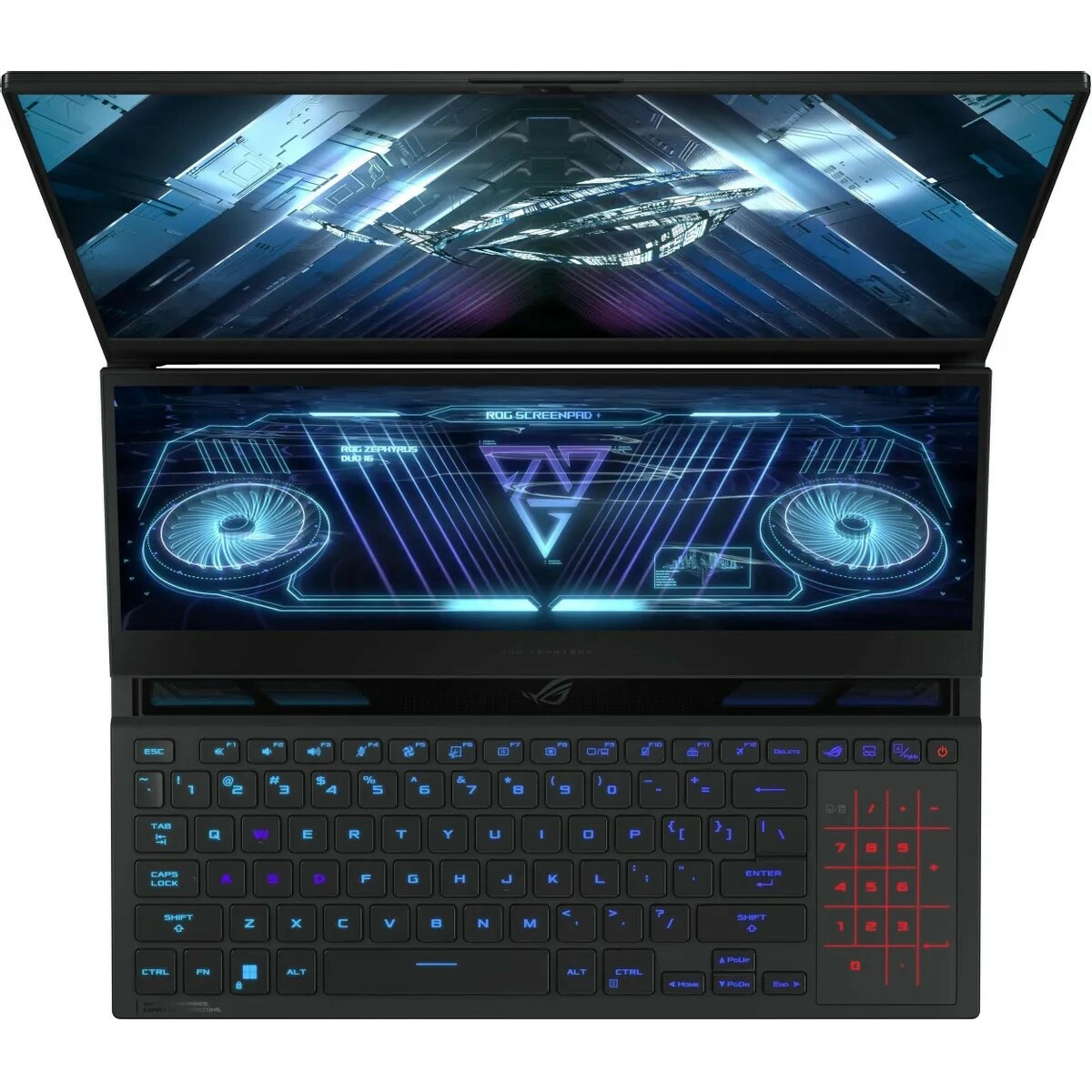 Ноутбук Asus ROG Zephyrus Duo GX650PY-NM083W (AMD Ryzen 9 7945HX 2.5Ghz / 32Gb DDR5 / SSD 2Tb / NVIDIA GeForce RTX4090 16Gb / 16