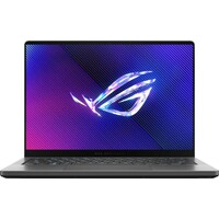 Ноутбук Asus ROG Zephyrus G14 GA403UV-QS186 (AMD Ryzen 7 8845HS 3.8Ghz/16Gb LPDDR5x/SSD 1Tb/NVIDIA GeForce RTX4060 8Gb/14 /OLED/3K (2880x1800)/noOS/gray/WiFi/BT/Cam)