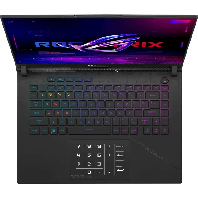 Ноутбук Asus ROG Strix G634JZR-RA100W (Intel Core i9 14900HX 2.2Ghz/32Gb DDR5/SSD 1Tb/NVIDIA GeForce RTX4080 12Gb/16 /IPS/WQXGA (2560x1600)/noOS/black/WiFi/BT/Cam)