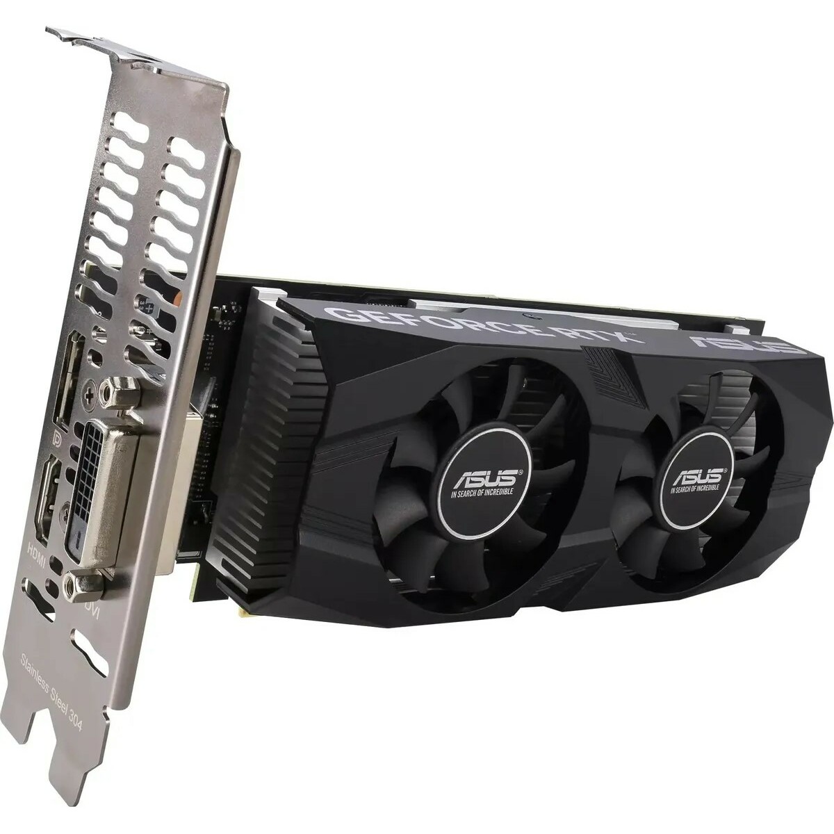 Видеокарта Asus GeForce RTX 3050 6Gb (RTX3050-O6G-LP-BRK)  