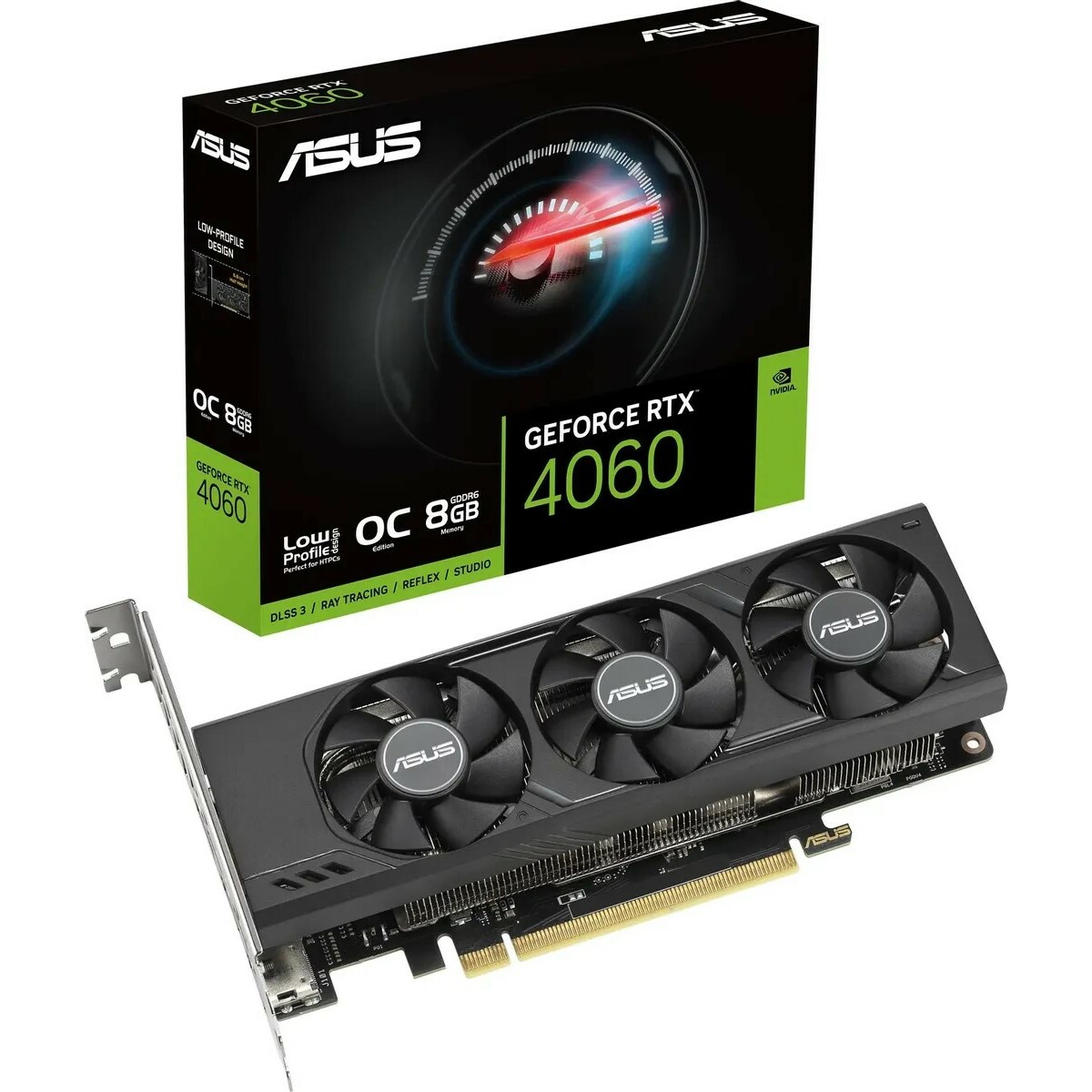 Видеокарта Asus GeForce RTX 4060 8Gb (RTX4060-O8G-LP-BRK)