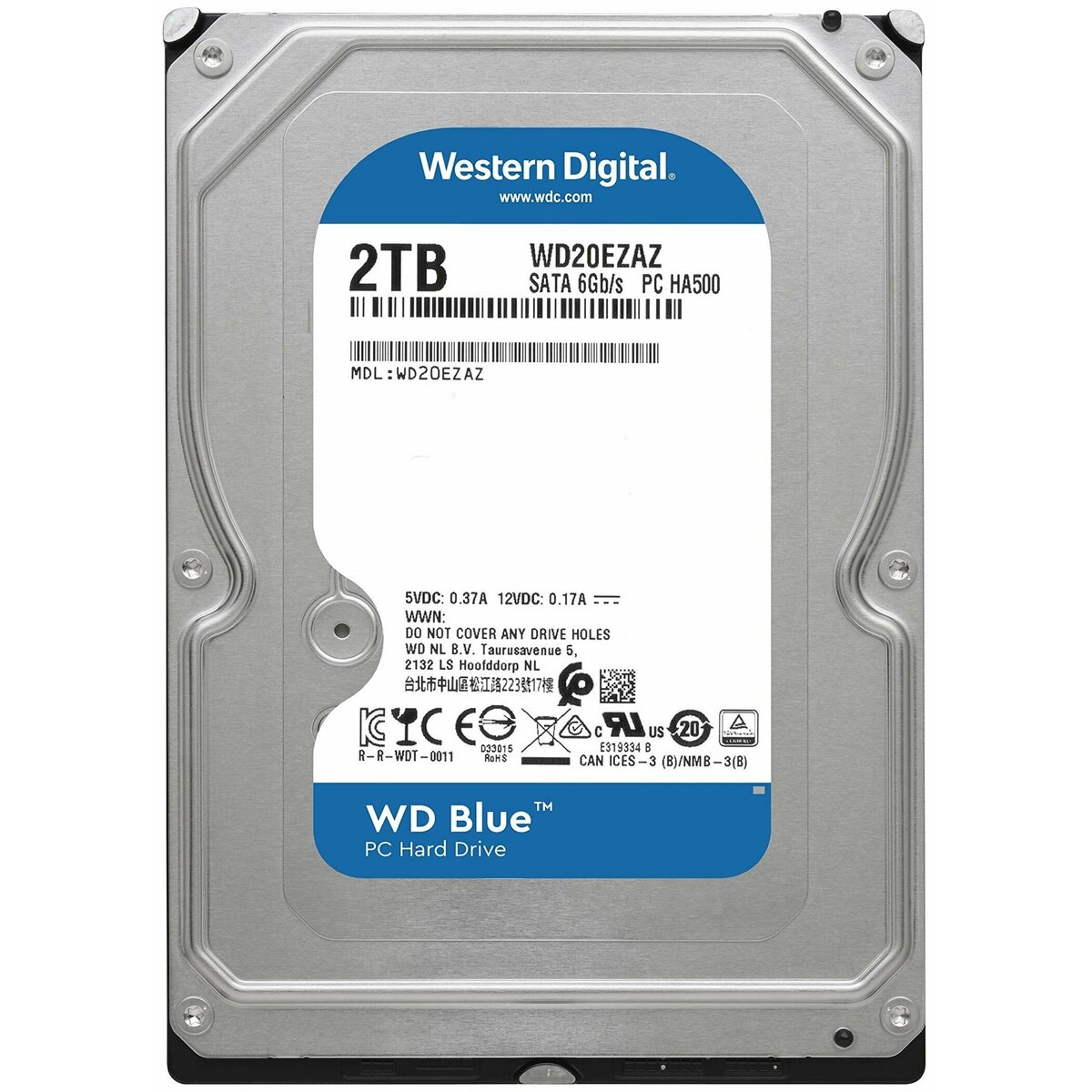 Жесткий диск Western Digital WD Blue 2 ТБ WD20EZAZ