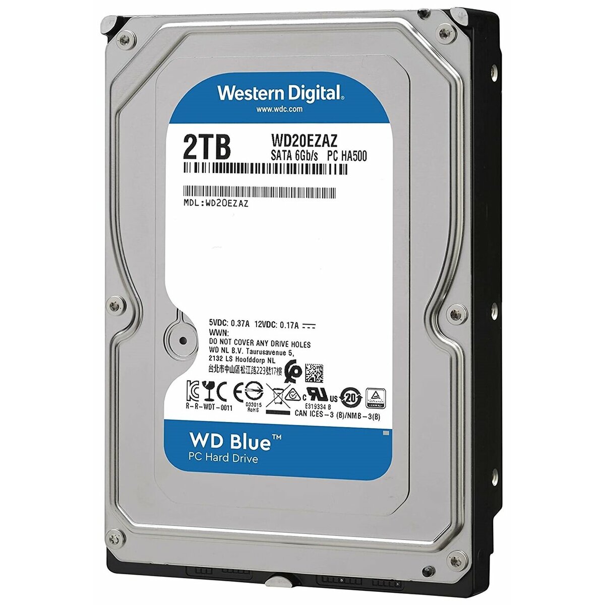 Жесткий диск Western Digital WD Blue 2 ТБ WD20EZAZ