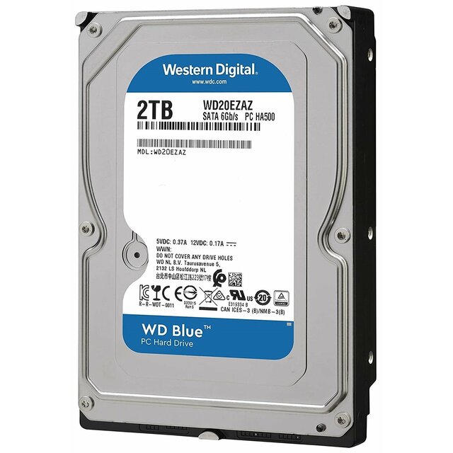 Жесткий диск Western Digital WD Blue 2 ТБ WD20EZAZ