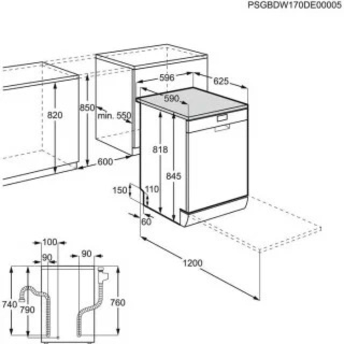 Посудомоечная машина Electrolux ESF9510LOX (Цвет: Inox)