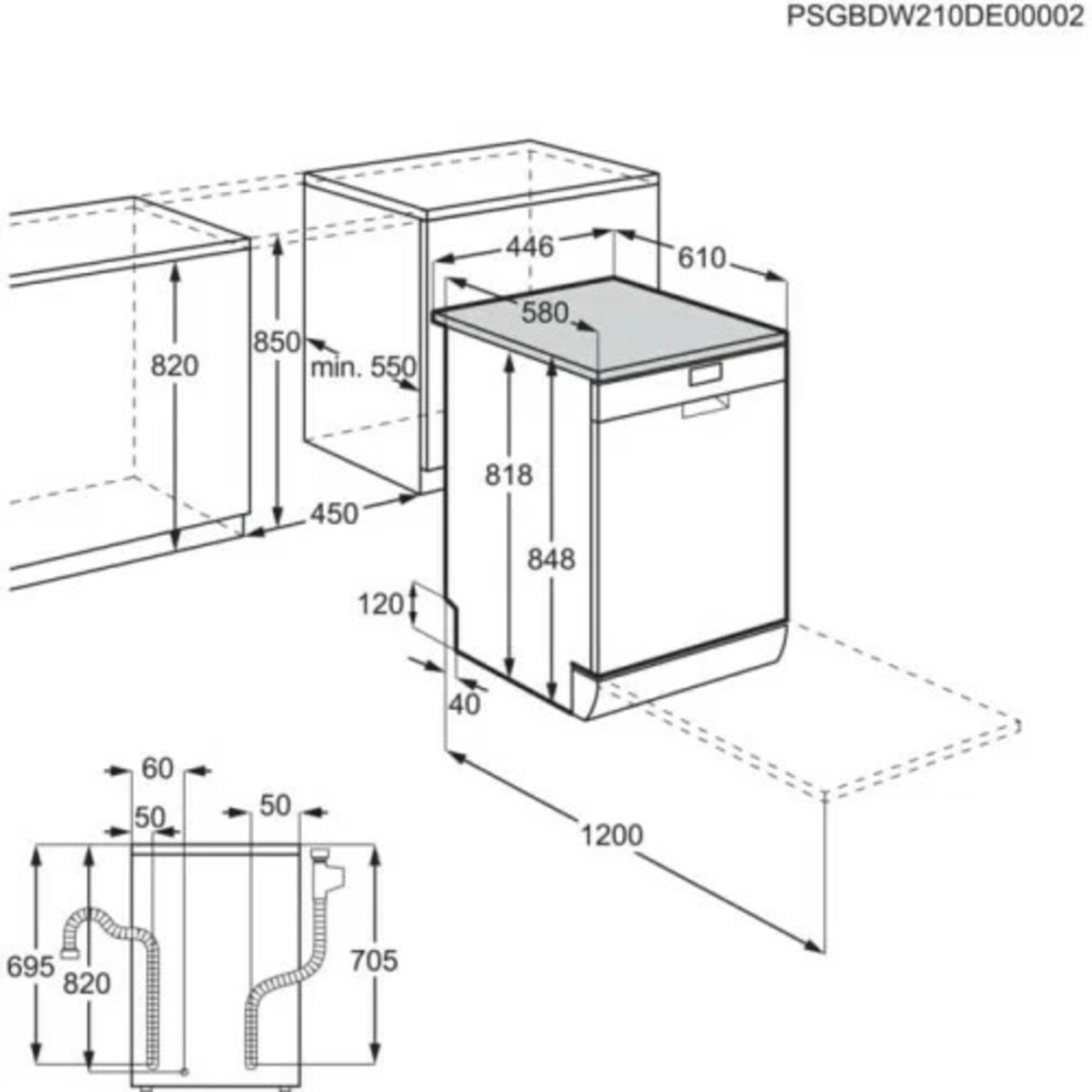 Посудомоечная машина Electrolux ESM82310SX (Цвет: Inox)