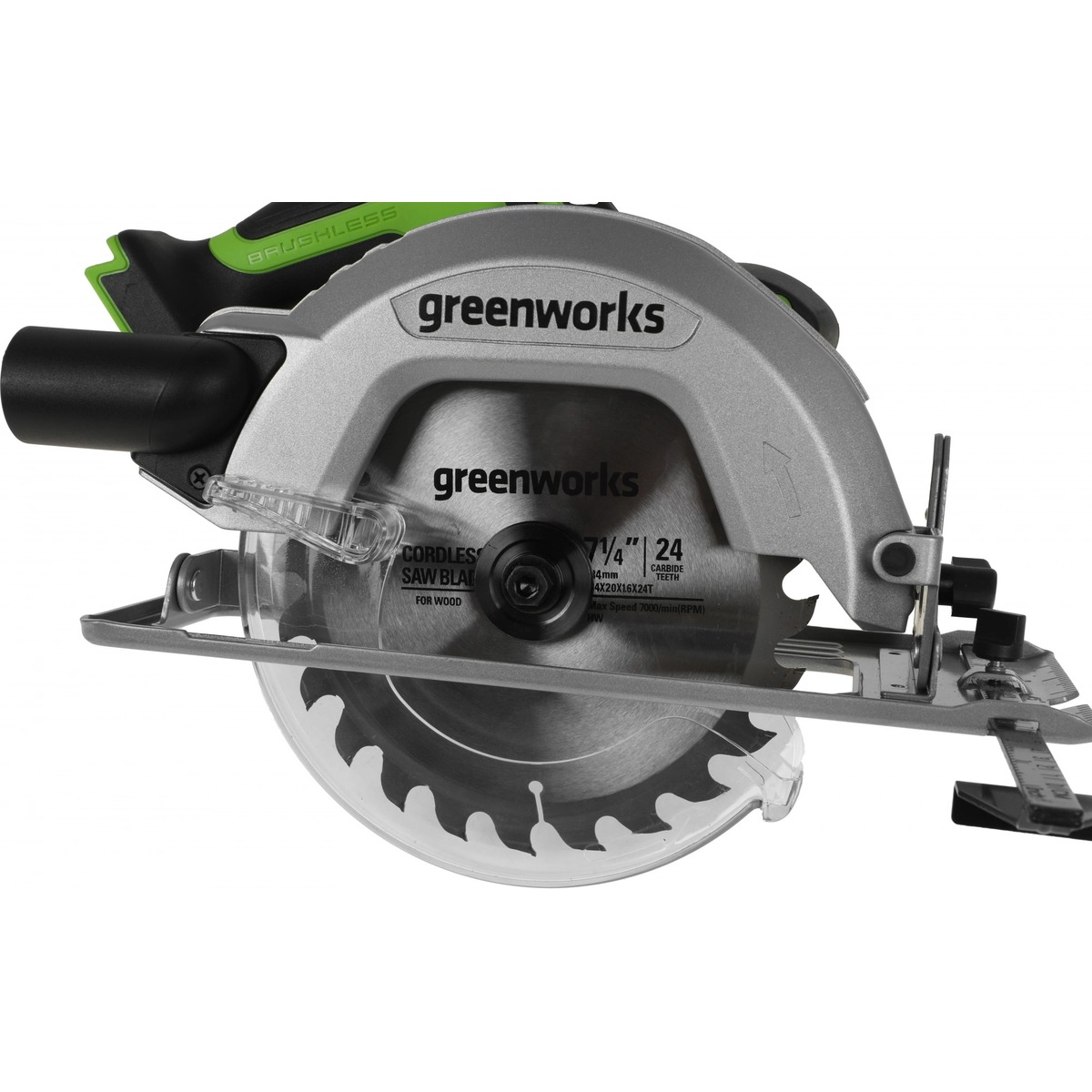 Циркулярная пила Greenworks GD24CS (Цвет: Green)