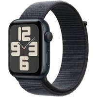 Умные часы Apple Watch SE (2024) 44mm Aluminum Case with Sport Loop (Цвет: Midnight/Ink)