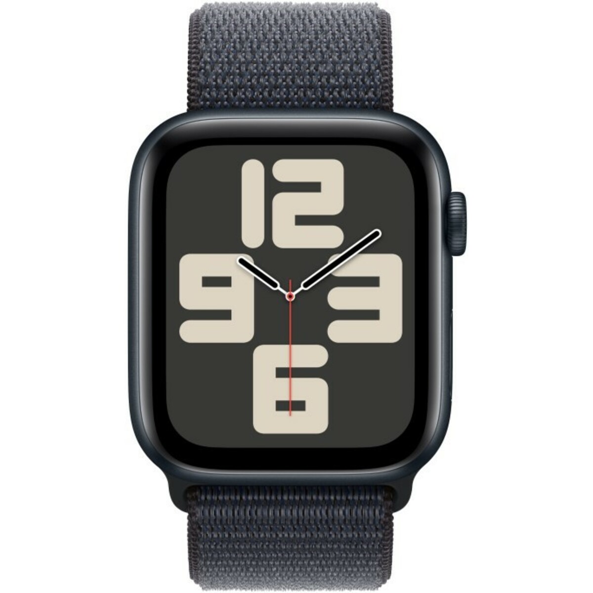 Умные часы Apple Watch SE (2024) 44mm Aluminum Case with Sport Loop (Цвет: Midnight / Ink)