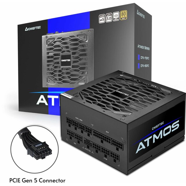 Блок питания Chieftec ATX 750W Atmos CPX-750FC Блок питания Chieftec ATX 750W Atmos CPX-750FC