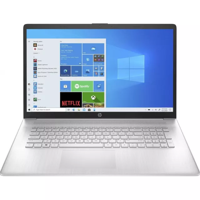 Ноутбук HP 17-cn2153ng Core i5 1235U 8Gb SSD256Gb Intel Iris Xe graphics 17.3 IPS FHD (1920x1080) Windows 11 Home silver WiFi BT Cam (76R00EA)