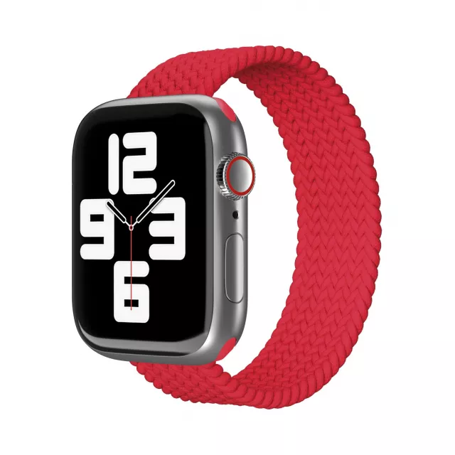Ремешок нейлоновый плетеный VLP Braided Band для Apple Watch 38/40/41 mm (L/XL 2шт) (Цвет: Red)