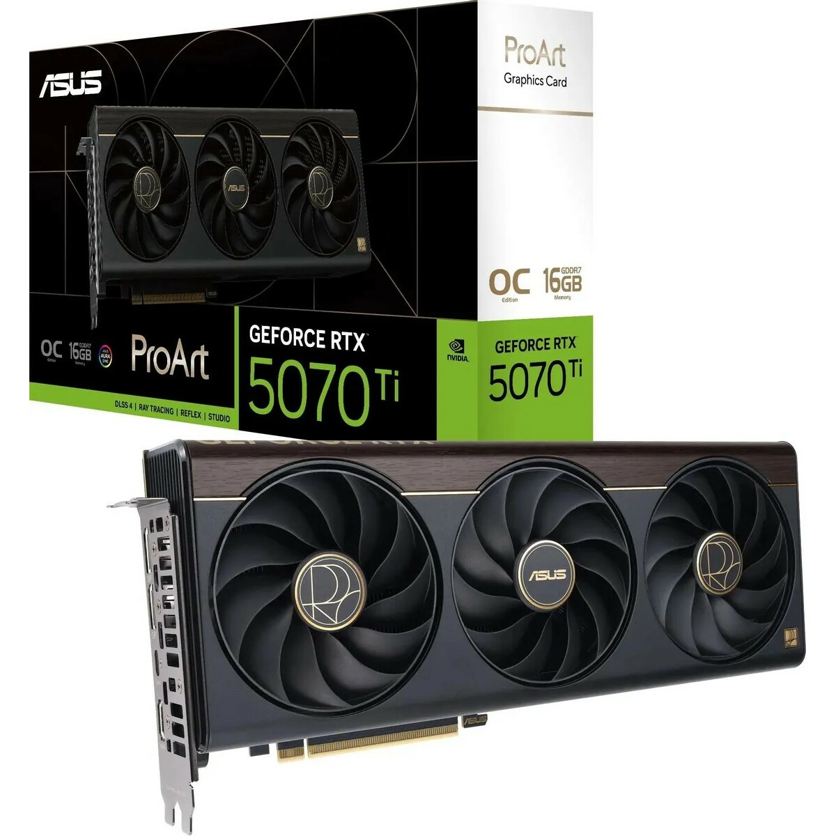 Видеокарта Asus GeForce RTX 5070TI PROART OC 16Gb (PROART-RTX5070TI-O16G)