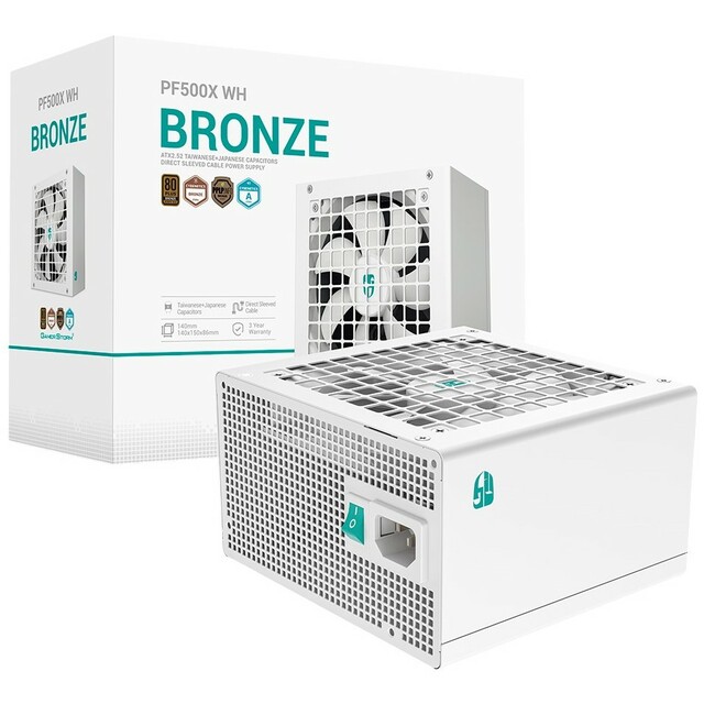 Блок питания Deepcool GamerStorm ATX 500W PF500X WH