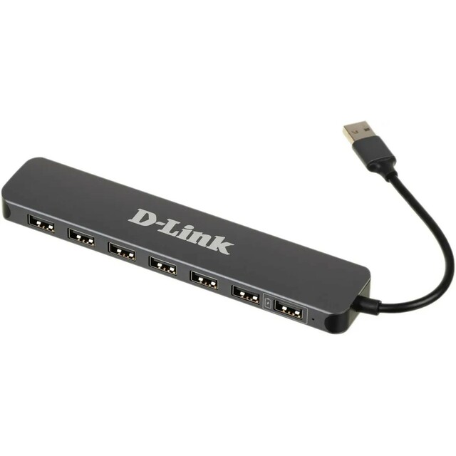 Разветвитель USB 2.0 D-Link DUB-H7 (Цвет: Black)