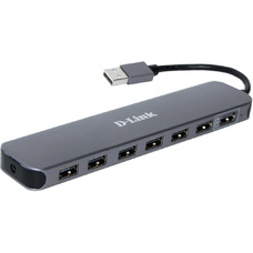 Разветвитель USB 2.0 D-Link DUB-H7 (Цвет: Black)