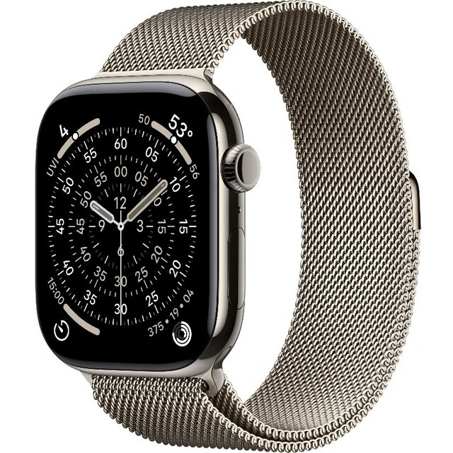 Умные часы Apple Watch Series 11 46mm Titanium Case with Milanese Loop M / L (Цвет: Natural) Умные часы Apple Watch Series 11 46mm Titanium Case with Milanese Loop M / L (Цвет: Natural)