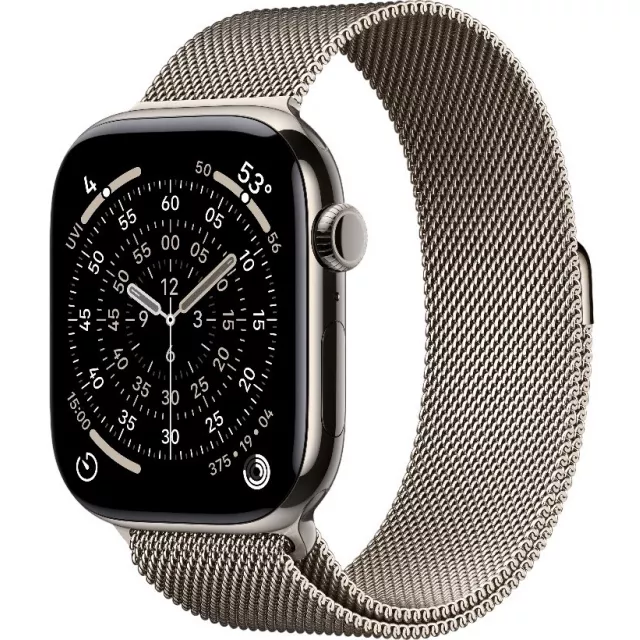 Умные часы Apple Watch Series 11 46mm Titanium Case with Milanese Loop M / L (Цвет: Natural) Умные часы Apple Watch Series 11 46mm Titanium Case with Milanese Loop M / L (Цвет: Natural)