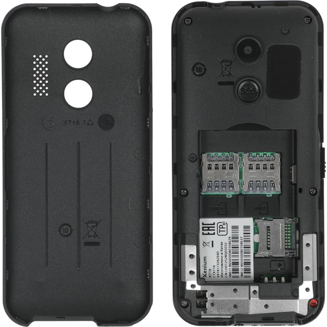 Мобильный телефон Philips Xenium X718, черный