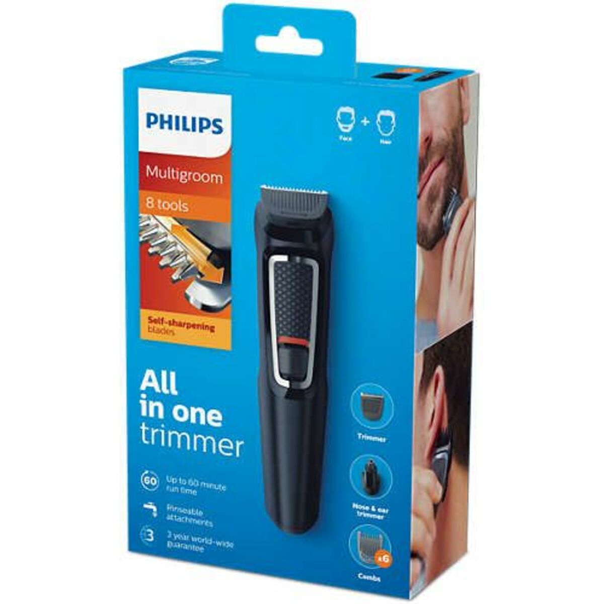 Триммер Philips MG3730/15, черный