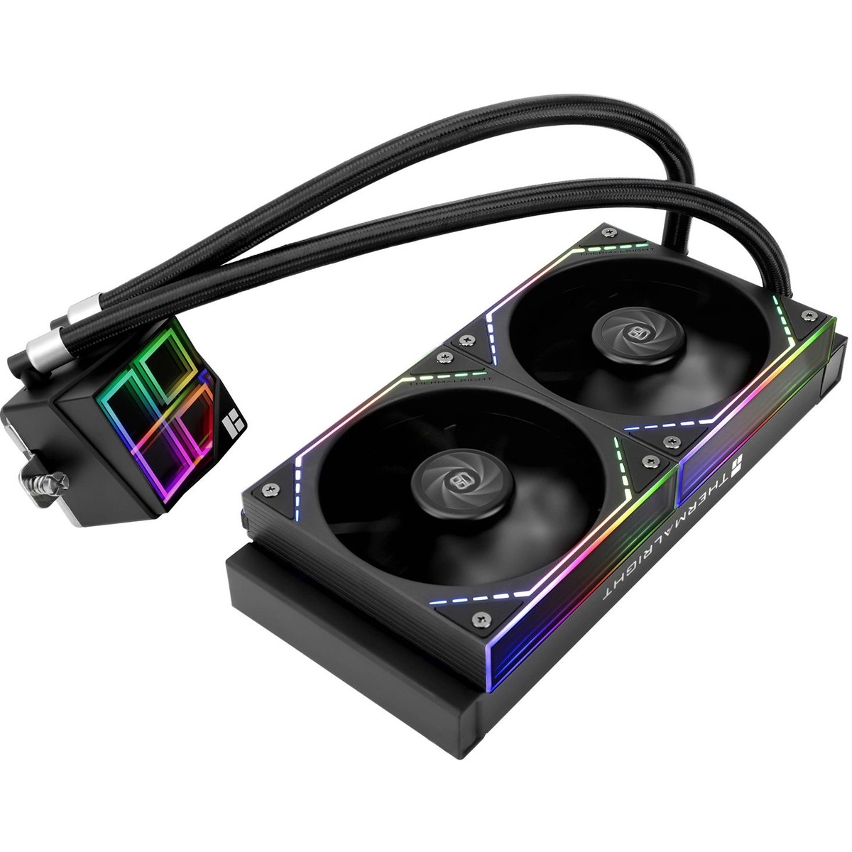 Система водяного охлаждения Thermalright Frozen Infinity 240 ARGB Soc-AM5/AM4/1200/1700/1851 черный 4-pin 28.2dB Al Ret (F-INFINITY-240-BL)