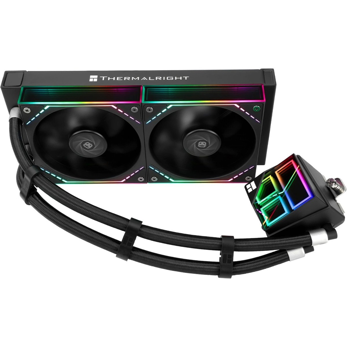 Система водяного охлаждения Thermalright Frozen Infinity 240 ARGB Soc-AM5/AM4/1200/1700/1851 черный 4-pin 28.2dB Al Ret (F-INFINITY-240-BL)