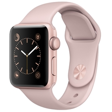 Умные часы Apple Watch Series 1 38mm with Sport Band (Цвет: Rose Gold / Pink Sand)