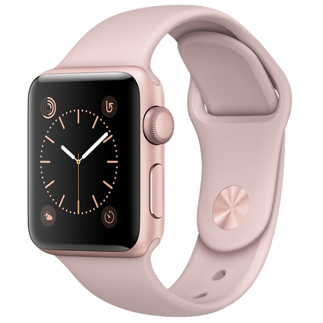 Умные часы Apple Watch Series 1 38mm with Sport Band (Цвет: Rose Gold/Pink Sand)