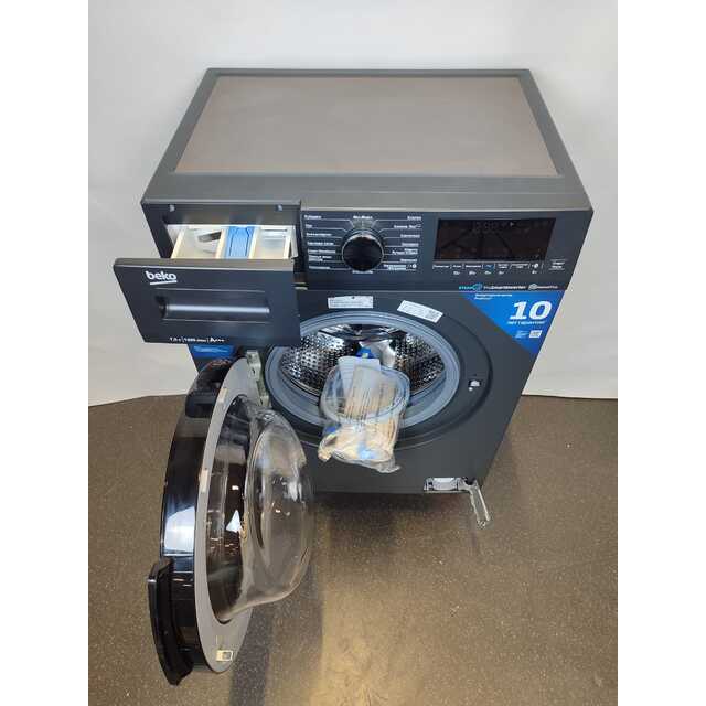 Стиральная машина Beko WSPE7H616A (Цвет: Anthracite) Стиральная машина Beko WSPE7H616A (Цвет: Anthracite)