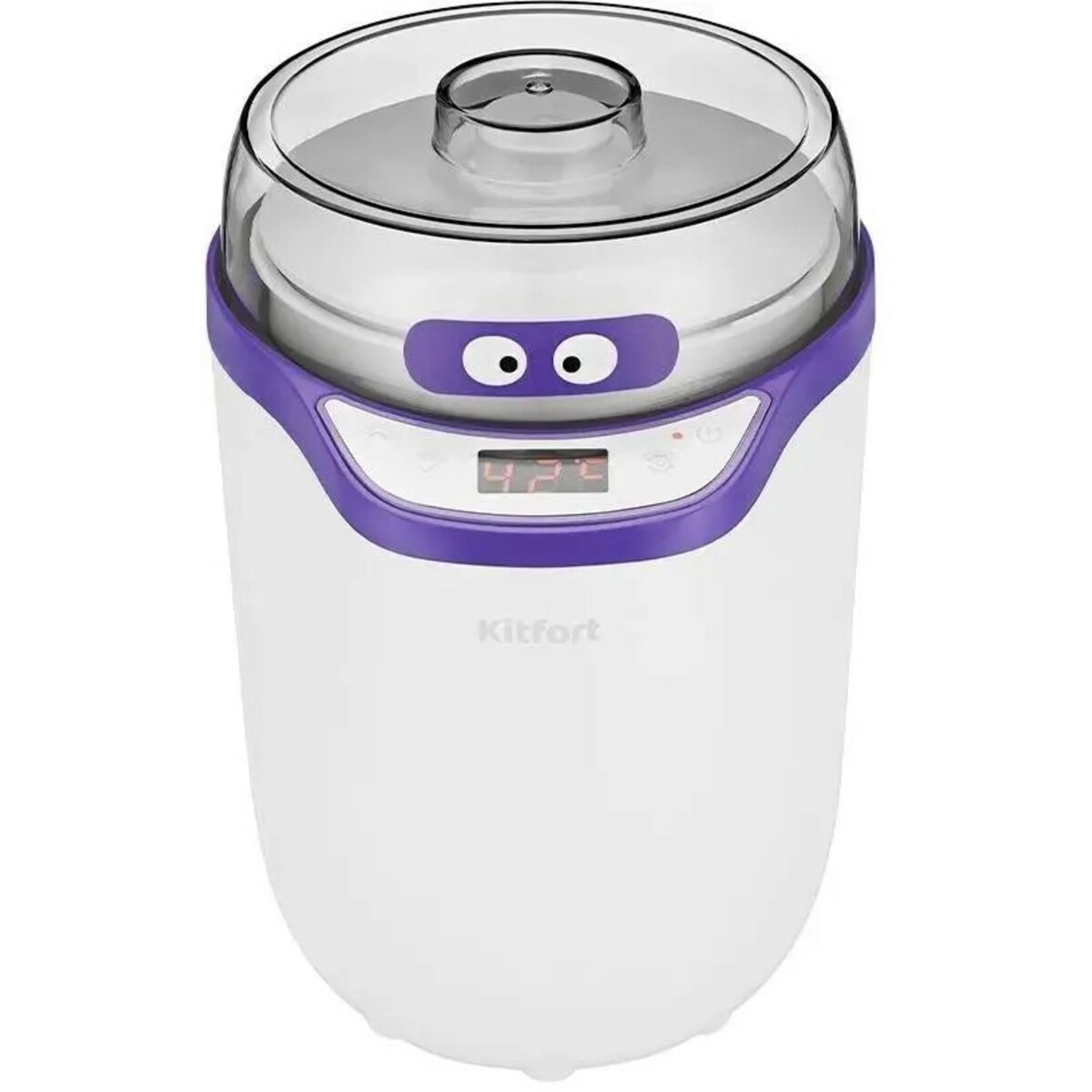 Йогуртница Kitfort КТ-2077-1 (Цвет: White/Purple)