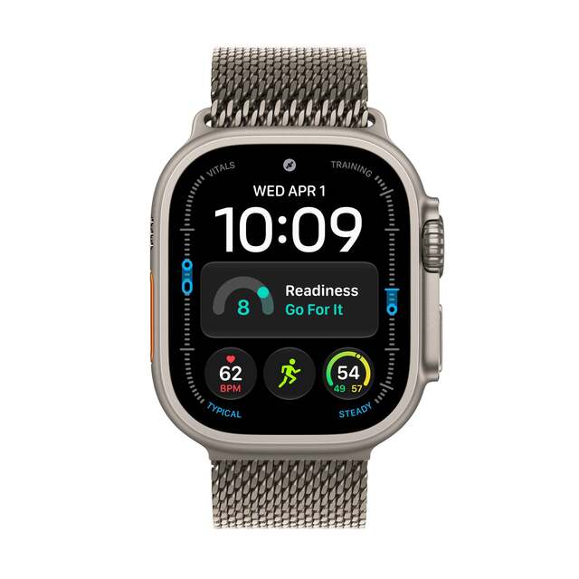 Умные часы Apple Watch Ultra 4 49mm Titanium Case with Milanese Loop L (Цвет: Natural) Умные часы Apple Watch Ultra 4 49mm Titanium Case with Milanese Loop L (Цвет: Natural)