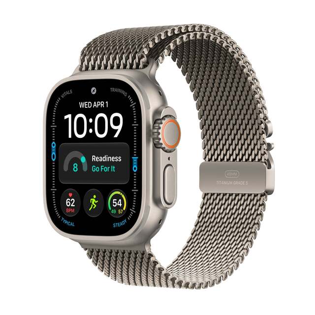 Умные часы Apple Watch Ultra 4 49mm Titanium Case with Milanese Loop L (Цвет: Natural) Умные часы Apple Watch Ultra 4 49mm Titanium Case with Milanese Loop L (Цвет: Natural)