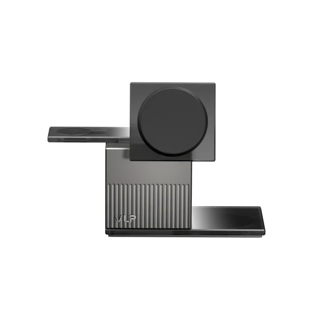 Беспроводное зарядное устройство VLP NEO Phantom Qi2.2, Apple Watch, серый