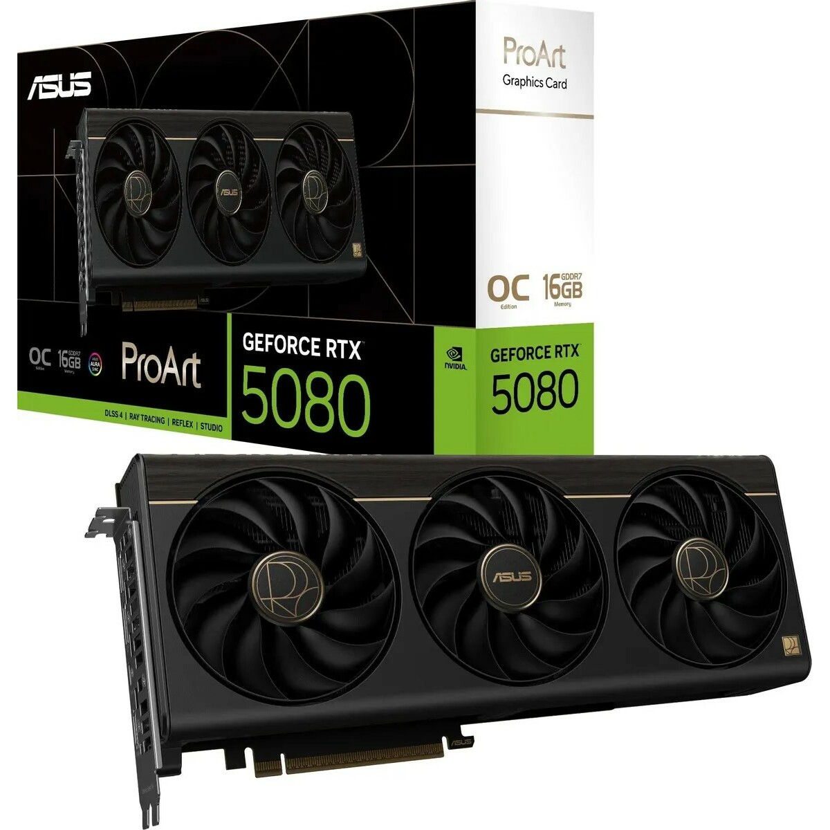 Видеокарта Asus GeForce RTX 5080 PROART OC 16Gb (PROART-RTX5080-O16G)