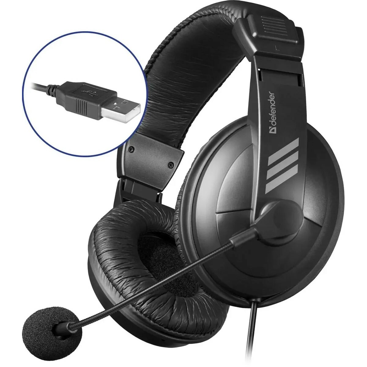 Компьютерная гарнитура Defender Gryphon 750U (Цвет: Black)