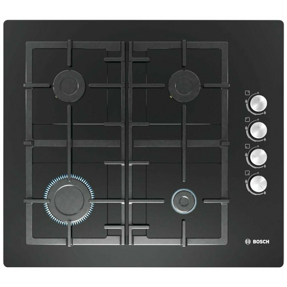 Газовая варочная поверхность Bosch POP6C6O92R (Цвет: Black)