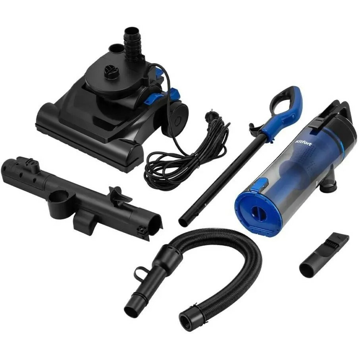 Пылесос вертикальный  Kitfort КТ-5318 (Цвет: Black / Blue)