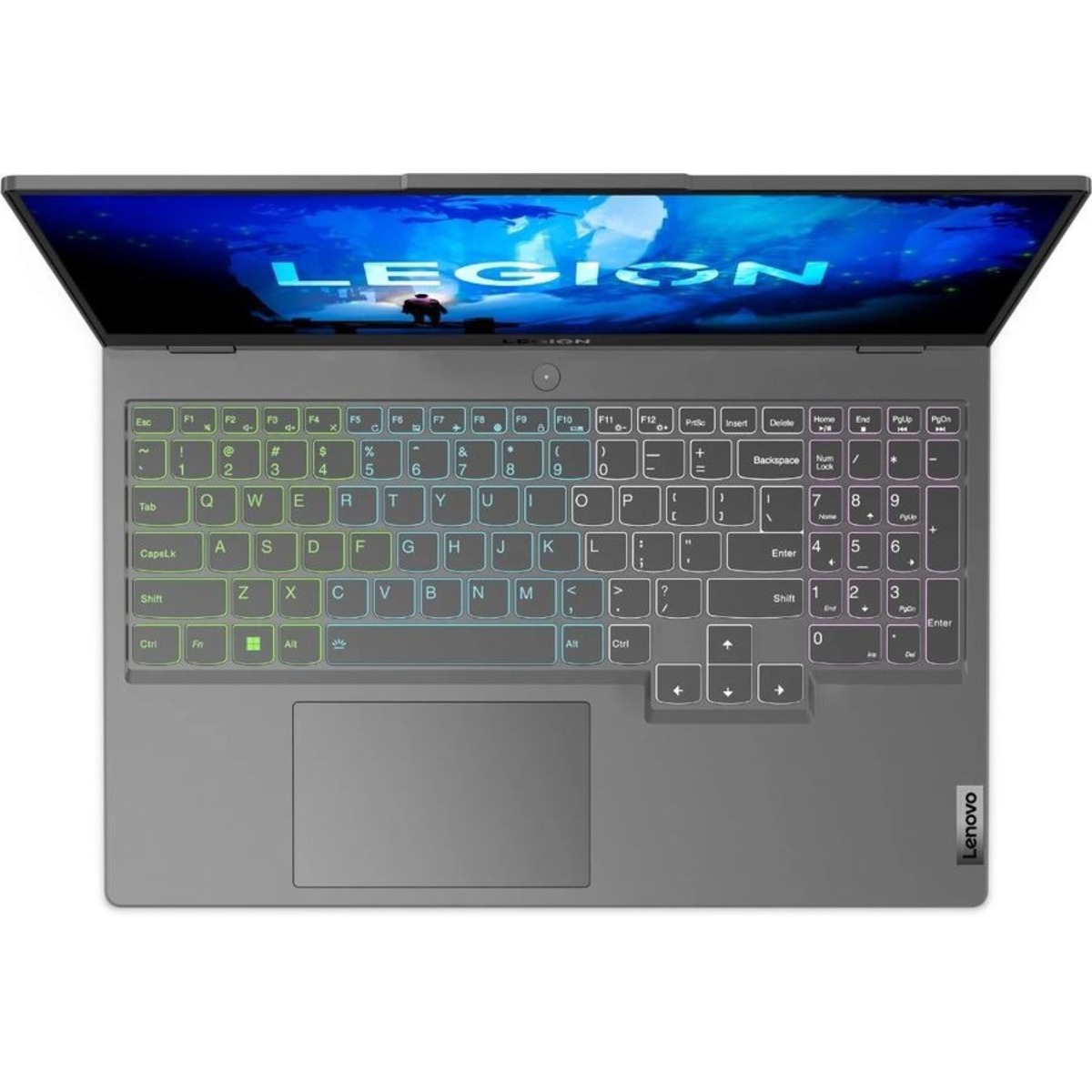 Ноутбук Lenovo Legion 5 15IAH7H Core i5 12500H 16Gb SSD1Tb NVIDIA GeForce RTX 3060 6Gb 15.6 IPS WQHD (2560x1440) noOS grey WiFi BT Cam (82RB00ERRK)