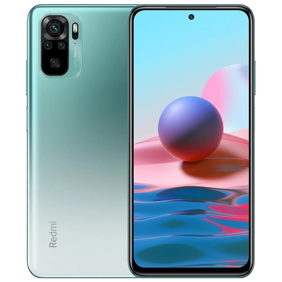 Смартфон Xiaomi Redmi Note 10 4 / 64Gb RU (Цвет: Lake Green)