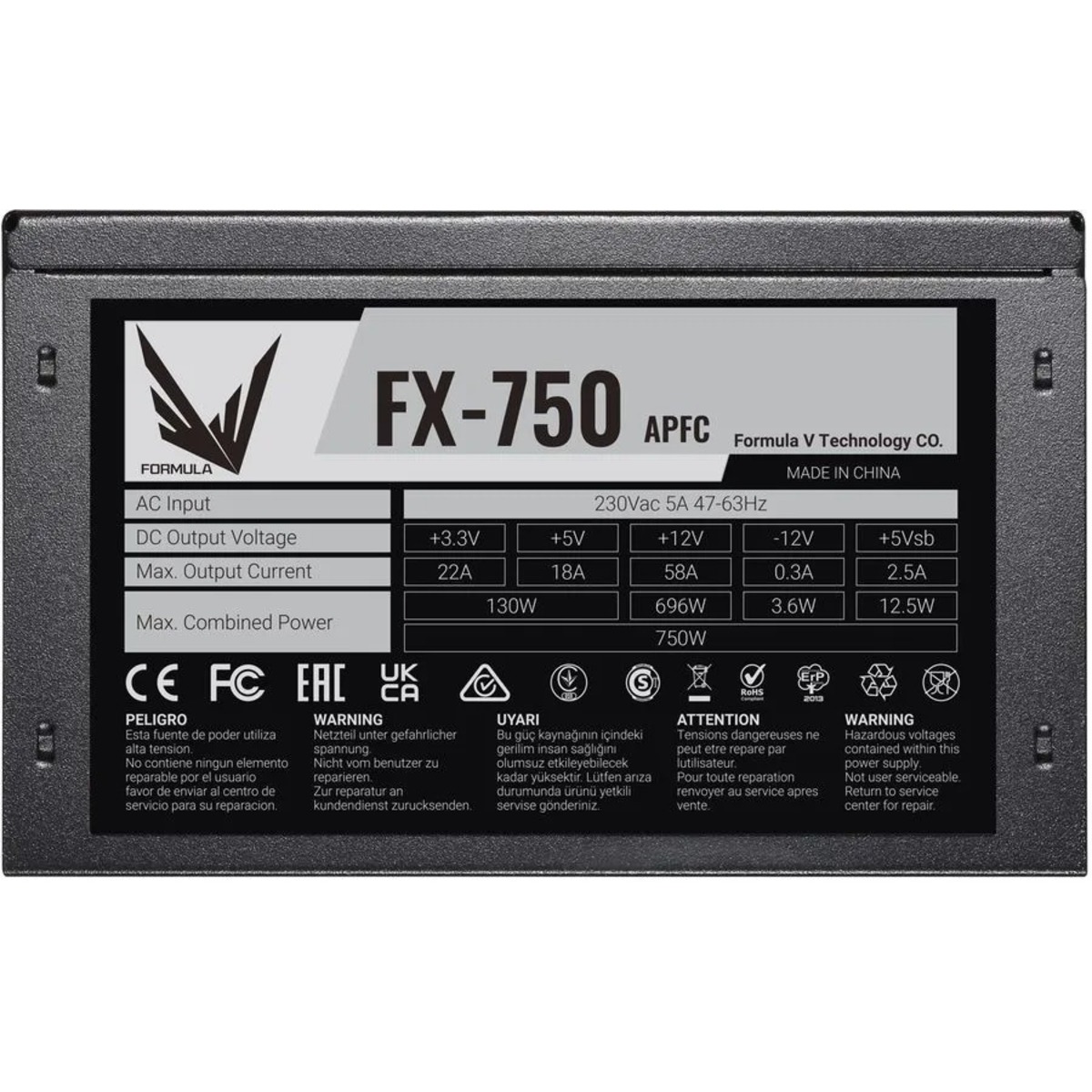 Блок питания Formula ATX 750W FX-750