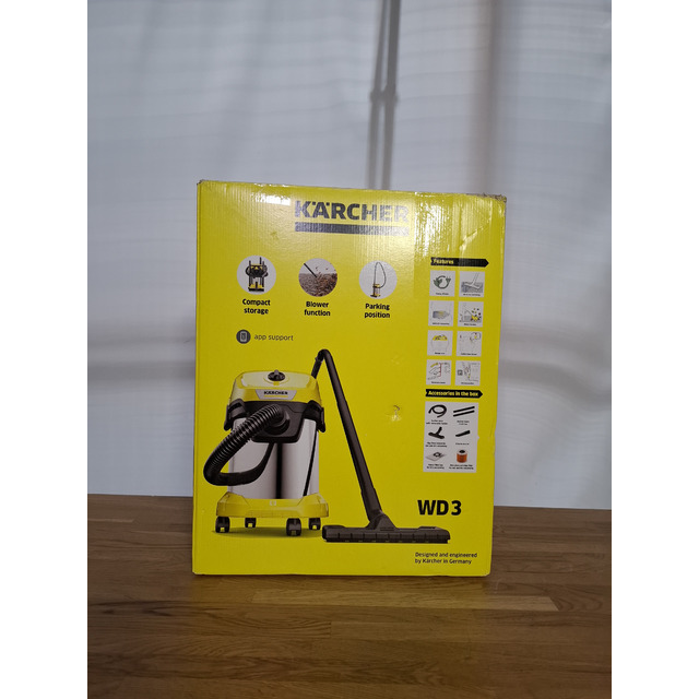 Строительный пылесос Karcher WD 3 S V-17 / 4 / 20 (Цвет: Yellow) Строительный пылесос Karcher WD 3 S V-17 / 4 / 20 (Цвет: Yellow)