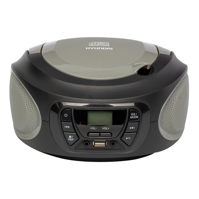 Аудиомагнитола Hyundai H-PCD380 (Цвет: Black / Grey)