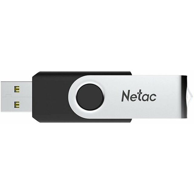 Флэш-накопитель Netac 64Gb U505 NT03U505N-064G-32BK (Цвет: Silver/Black)