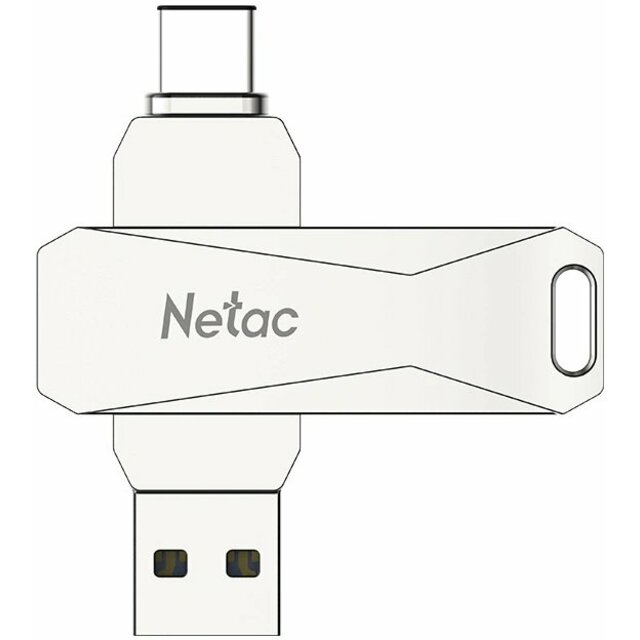 Флэш-накопитель Netac 64Gb U782C NT03U782C-064G-32PN (Цвет: Silver)