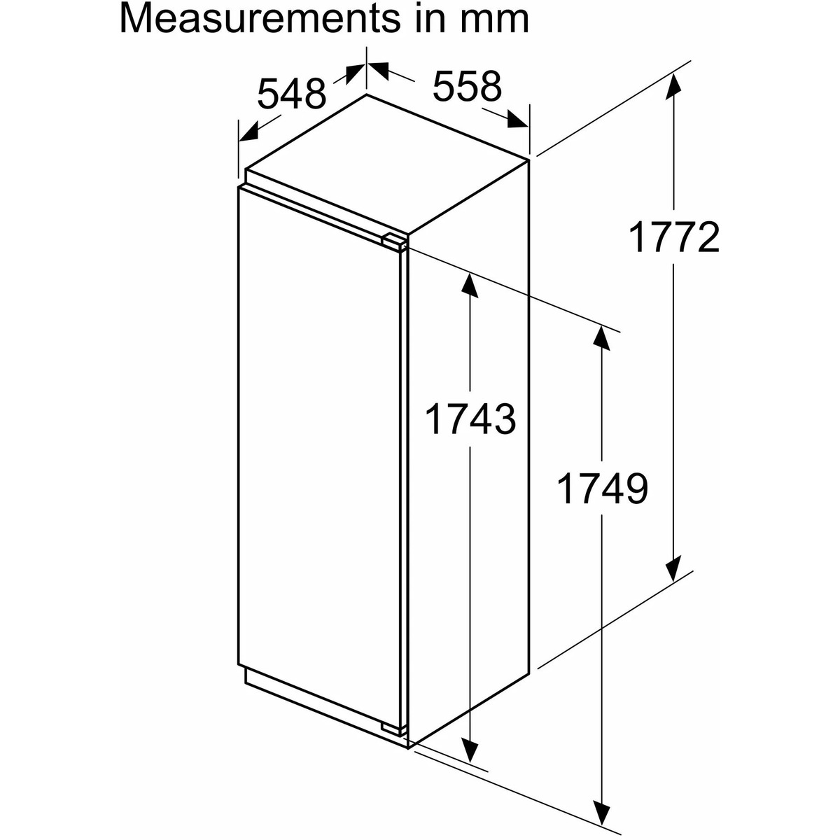 Холодильник Bosch KIL82VFE0, белый